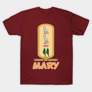 MARY-American names in hieroglyphic letters,  a Khartouch T-Shirt